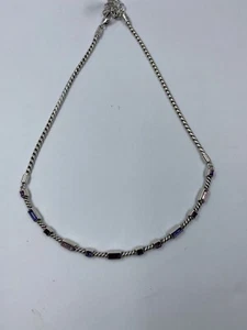 Brighton Nwt Moderna Clup Blue Crystal Necklace - Picture 1 of 4