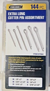 Assortimento spille cotter extra lunghe 144 pezzi - Foto 1 di 3