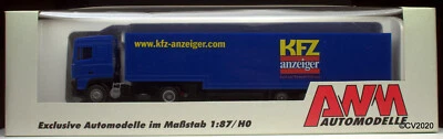 1/87 H0 AWM 51341.3 DAF 95 XF mit Sattelauflieger, "Kfz-Anzeiger" (2) - Bild 1 von 4