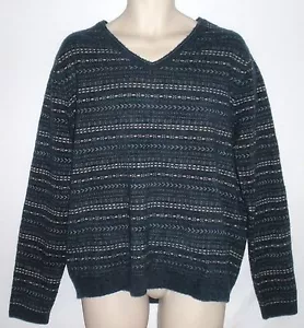Nuevo con etiquetas precio de venta sugerido por el fabricante $145 - Suéter mezcla algodón cuello en V HART SCHAFFNER MARX para hombre, talla XL - Imagen 1 de 1