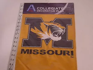 MISSOURI 12.5" x 18" Team Sports America Collegiate Decorative Flag, Evergreen - Picture 1 of 5
