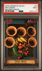 PSA 9 MINT Deku Mask #28 Enterplay Legend of Zelda Majora's Mask 2016 - Picture 1 of 2