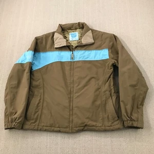 VINTAGE Y2K Burton Jacket Womens Medium Brown Blue Ski Snow Board Outdoors - Picture 1 of 14