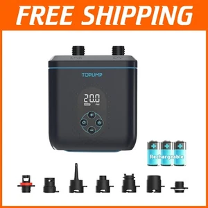 Compact Electric SUP Pump with LED Display, Fast Charging & 7 Nozzles Included - Picture 1 of 9