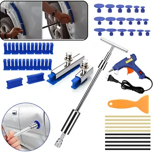 Car Paintless Dent Repair Dint Hail Damage Remover Car Dent Puller Glue Gun Kit - Foto 1 di 29