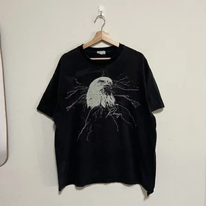 Rhuigi RHUDE Spirit of The West American Thunder Eagle Biker T-Shirt Herren Größe L - Bild 1 von 4
