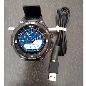 Casio WSD-F20 Black PRO TREK Smart Black Men Battery replaced Working JP - Picture 1 of 6