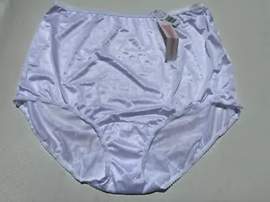 Shadowline Intimate Apparel White Nylon Granny Panties Size 10 NEW 17042X Panty - Picture 1 of 3
