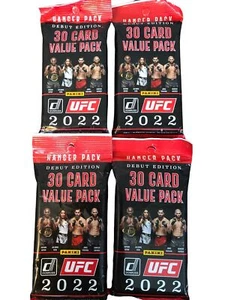 2022 Panini Donruss UFC Debut Edition 30 Card Value Pack (Qty: 4) - Picture 1 of 4