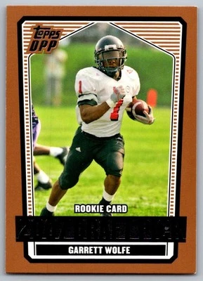 2007 Topps Draft Picks & Prospects Garrett Wolfe Rookie Chicago Bears #113 - Image 1 of 2