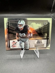 2024 Topps Signature Class Rookie Gridiron Ambassadors Brock Bowers #GA-11 (RC) - Picture 1 of 2