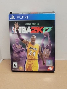 NBA 2K17 Legend Edition Kobe (PlayStation 4, 2016) PS4 Tested, Works - Picture 1 of 3