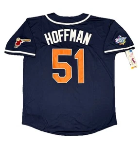 Trevor Hoffman San Diego Padres 1998 World Series Alt Navy Jersey Men's Large - Picture 1 of 3