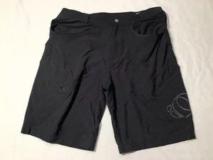 Pearl Izumi Shorts Mens Large Black Nylon Mountain Bike Cycling Shell SP2009 - Picture 1 of 13