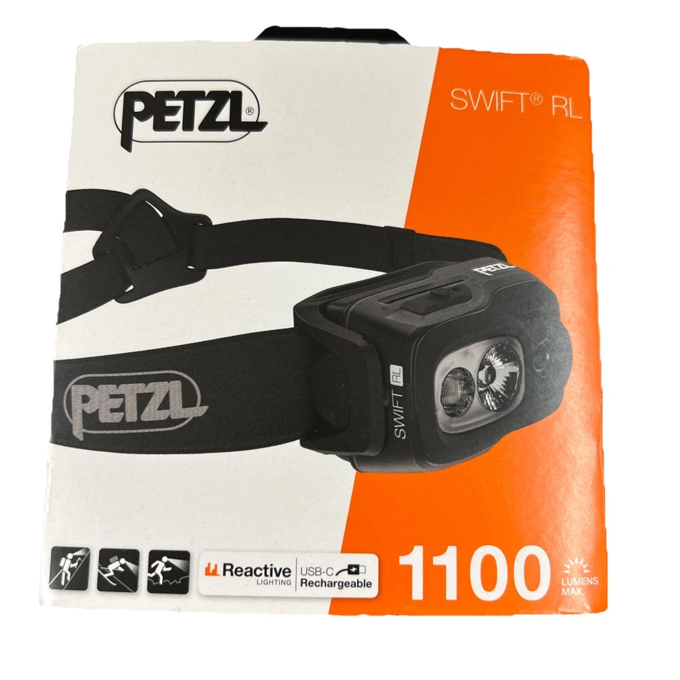 Faro Petzl Swift RL 1100 lúmenes recargable negro - nuevo sellado Foto 1 de 4