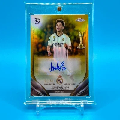 Topps Arda Guler Autograph Limited to 50 Worldwide 1/50 181912 - Image 1 of 2