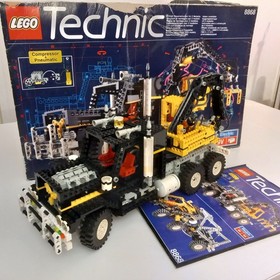 LEGO TECHNIC 8868 TRUCK CRANE AIR TECH CLAW RIG TRUCK PNEUMATIC ELECTRIC INCLUDED