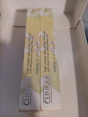 Clinique High Impact Zero Gravity MASCARA  01 BLACK  0.27oz/8ml Nib Free Shippin - Image 1 of 4