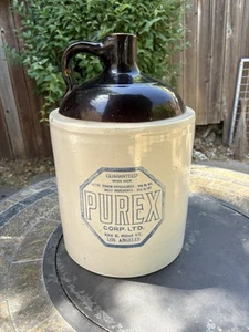 Vintage PUREX Red Wing Jug Los Angeles, CA 5 Gallon Red Wing  Advertising JUG - Picture 1 of 14
