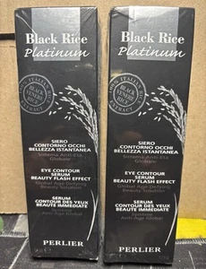 2* SEALED DEALPerlier Black Rice Platinum Eye Contour Serum Beauty 1.5oz - Picture 1 of 6
