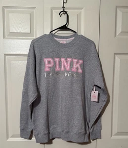 ROSA x LoveShackFancy Edición Limitada Gris Sudadera Grande ~ PEQUEÑA ~ ¡NUEVA CON ETIQUETAS! - Imagen 1 de 6