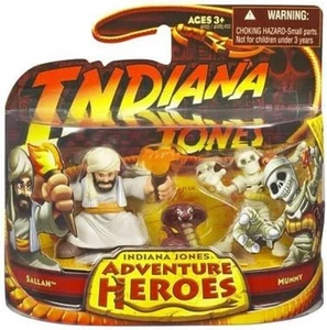 Neu Hasbro Indiana Jones Sallah und Mumie Abenteuer Helden - Bild 1 von 2