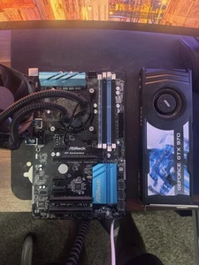 Gtx 970 Asrock Z97 Anniversary I7 4790k Ram Liquid Cooler Combo - Picture 1 of 7