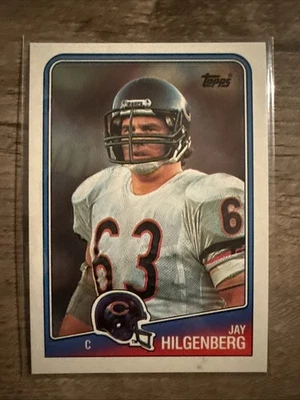 1988 Topps #77 Jay Hilgenberg Chicago Bears - Image 1 of 2