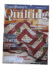Fons & Porter's Love of Quilting Magazine JUL/AUG 2007 - Picture 1 of 1