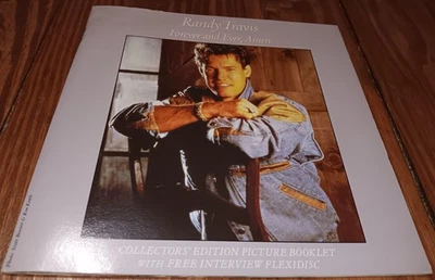Randy Travis Forever And Ever Amen Collectors Edition Booklet + Flexi-disc UK 7" - Image 1 of 4