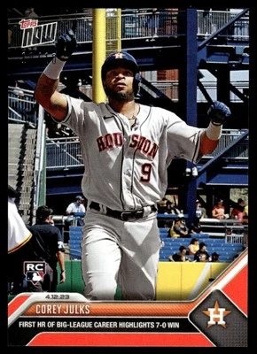 2023 Topps Now Red #107 Corey Julks Rookie 10 /10 - Image 1 of 2