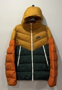 Nike Windrunner Down Fill Hooded Puffer Jacket Coat 928833-727 Mens Size Small - Picture 1 of 6