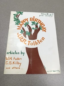 Rare 1967 Tolkien Journal Fanzine Vol III #1 Happy B'Day JRR - Hobbit / LOTR - Picture 1 of 4