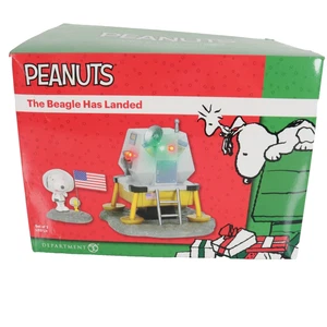Department 56 Peanuts The Beagle Has Landed * With Box * Excellent * Holiday - Picture 1 of 10