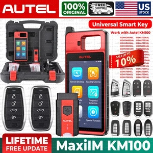 2025 Newest Autel MaxiIM KM100 Key Fob Programming Tool Programmer Immobilizer - Picture 1 of 12