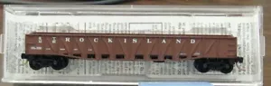 N Scale Micro-Trains MTL 62040 RI Rock Island 50' Drop End Gondola #1197 - Picture 1 of 4