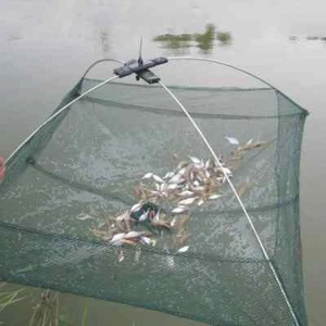 60x60cm 80x80cm Square Fishing Landing Net Trap Network for Catching Shrimp - Picture 1 of 19