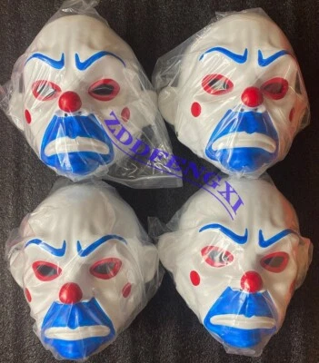 1:1 Scale The Dark Knight Batman Joker Clown Bank Robber Resin Mask Party Props - Image 1 of 4
