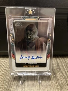 2022 TOPPS STAR WARS IL LIBRO DI BOBA FETT BARRY LOWIN come GARFALAQUOX AUTO - Foto 1 di 15