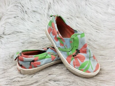 Zapatos activos informales sin cordones BABY GAP azul verde rosa niño talla 9 Foto 1 de 4