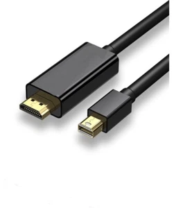 1.8m Mini DisplayPort DP to HDMI Male Thunderbolt Adapter Cable 4K for macbook - Picture 1 of 2