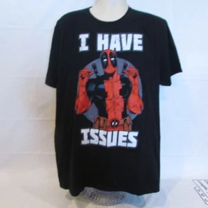 Marvel I Have Issues Spiderman Men's 2XL Black T-Shirt - Picture 1 of 7