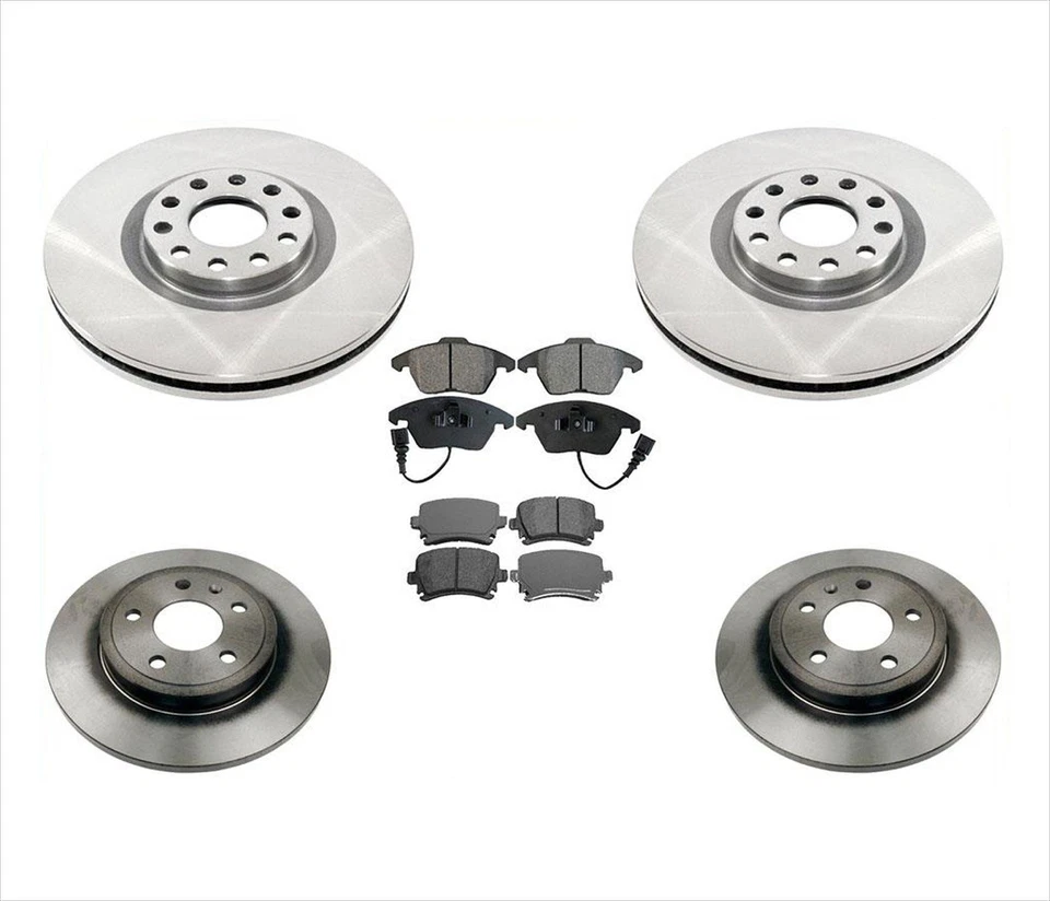 Для 06–08 Audi A4 A4 Quattro с 321 мм Frt и задними тормозными дисками и керамическими колодками - Изображение 1 из 1