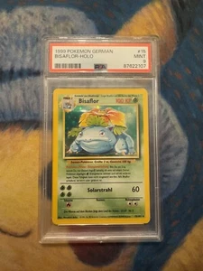 Pokemon Base Set VENUSAUR German Bisaflor Holo 15/102 Unlimited 💎PSA 9 Mint💎 - Picture 1 of 2
