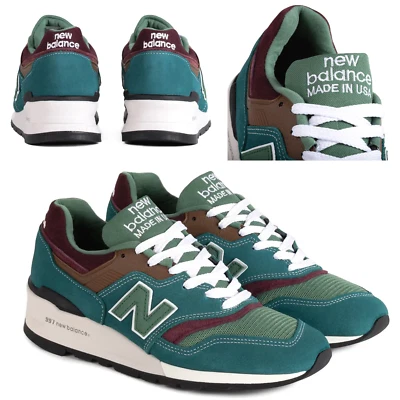 New Balance 997 Made in USA Shoes Vintage Teal Jade U997TB Men's Sizes NEW - Image 1 of 4