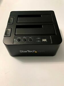 StarTech SATDOCK22RE Standalone Hard Drive Duplicator Dock - no power cord