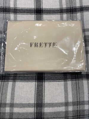 FRETTE MONZA KING DUVET COVER SATEEN SAND BEIGE NEW WITH TAGS - Image 1 of 2