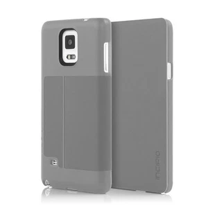 Incipio Lancaster Ultra Thin Folio Case for Samsung Galaxy Note 4 (Grey) - Picture 1 of 6