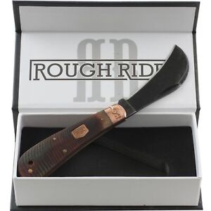 Rough Rider Backwoods Bushcrafter Hawkbill Blade Folding Pocket Knife RR1843