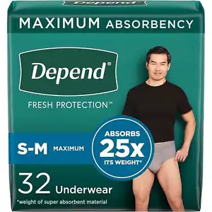Depend Fresh Protection Underwear for Men, Maximum - Picture 1 of 11
